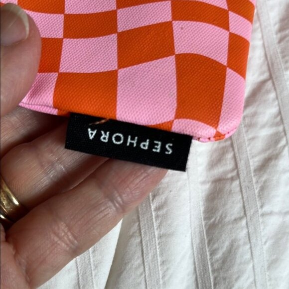 Sephora Vibrant Pink and Orange Pouch - Picture 5 of 8